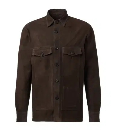 Thom Sweeney Suede field jacket | Thumbnail 1 Thom Sweeney Suede field jacket | Thumbnail 1