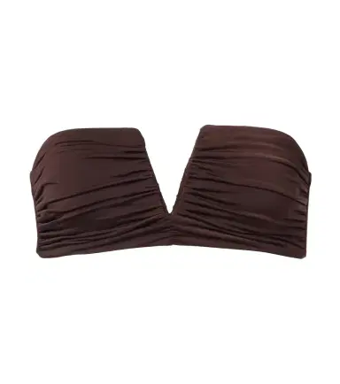 Jade Swim Clara ruched bandeau bikini top | Thumbnail 1