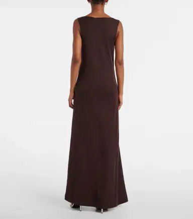 Xu Zhi Embellished wool-blend maxi dress | Thumbnail 4