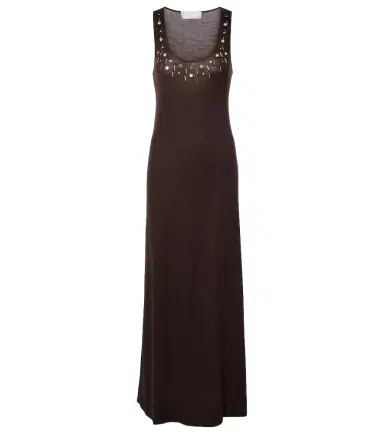 Xu Zhi Embellished wool-blend maxi dress | Thumbnail 1
