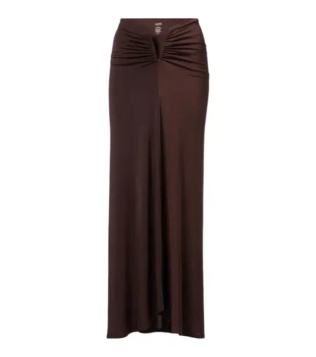 Jade Swim Skyla ruched maxi skirt