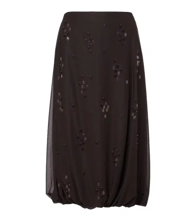 Xu Zhi Embellished midi skirt