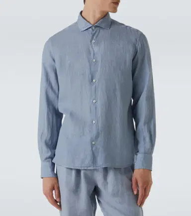 Thom Sweeney Linen shirt | Thumbnail 2 Thom Sweeney Linen shirt | Thumbnail 2