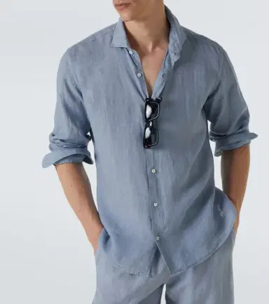 Thom Sweeney Linen shirt | Thumbnail 5 Thom Sweeney Linen shirt | Thumbnail 5