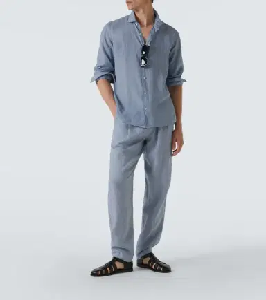 Thom Sweeney Linen shirt | Thumbnail 6 Thom Sweeney Linen shirt | Thumbnail 6
