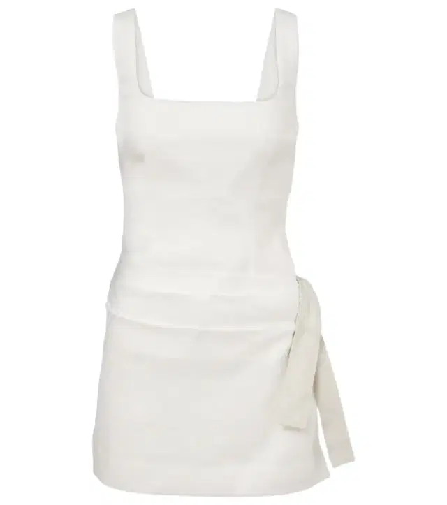 SIR Jessamine Tie linen minidress