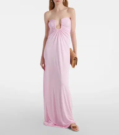 Christopher Esber Arced Palm gathered maxi dress | Thumbnail 4