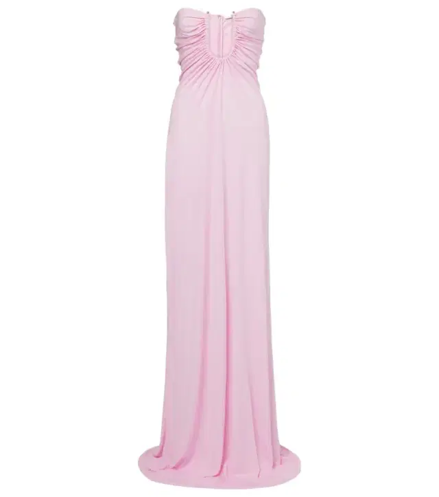 Christopher Esber Arced Palm gathered maxi dress