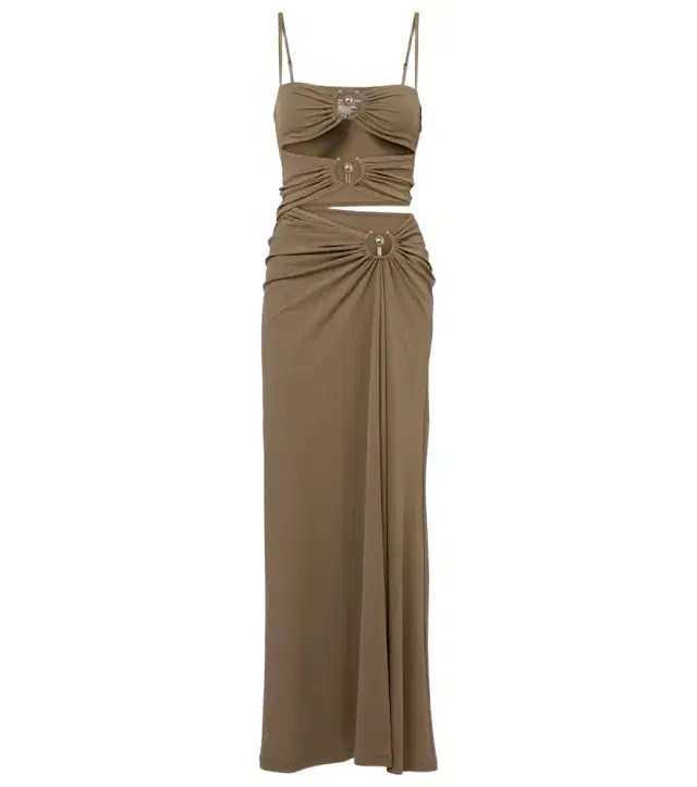 Christopher Esber Orbit ruched maxi dress