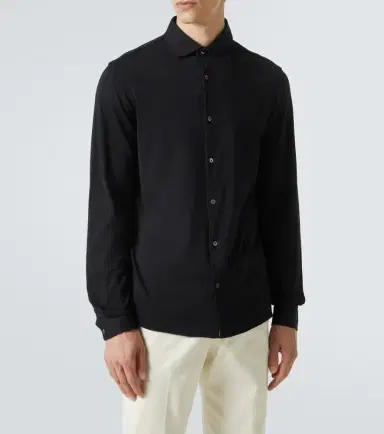 Thom Sweeney Cotton jersey shirt | Thumbnail 4