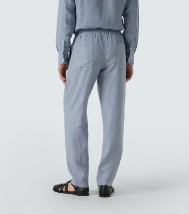 Thom Sweeney Linen straight pants | Thumbnail 3 Thom Sweeney Linen straight pants | Thumbnail 3