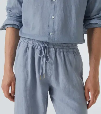 Thom Sweeney Linen straight pants | Thumbnail 4 Thom Sweeney Linen straight pants | Thumbnail 4