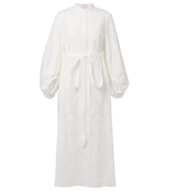 Erdem Embroidered cotton lace midi dress