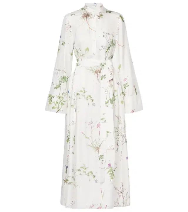 Erdem Floral printed silk midi dress