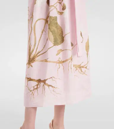 Erdem Printed linen midi dress | Thumbnail 3