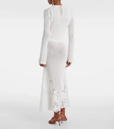 Erdem Embroidered cotton cardigan | Thumbnail 4
