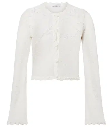 Erdem Embroidered cotton cardigan | Thumbnail 1