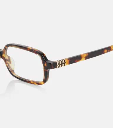 Miu Miu Rectangular glasses | Thumbnail 2