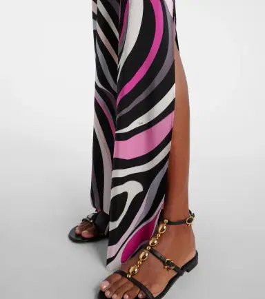Pucci Marmo crêpe de chine slip dress | Thumbnail 2