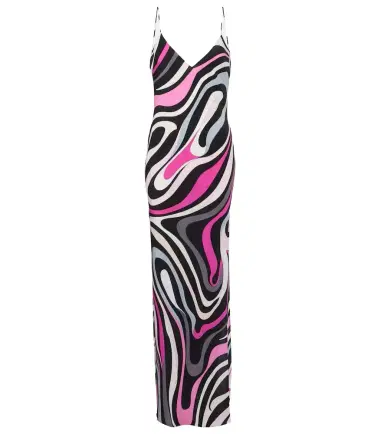 Pucci Marmo crêpe de chine slip dress | Thumbnail 1