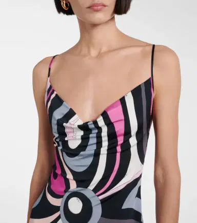 Pucci Marmo satin slip dress | Thumbnail 2