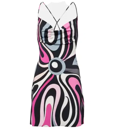 Pucci Marmo satin slip dress | Thumbnail 1