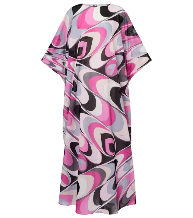 Pucci Onde cotton muslin kaftan