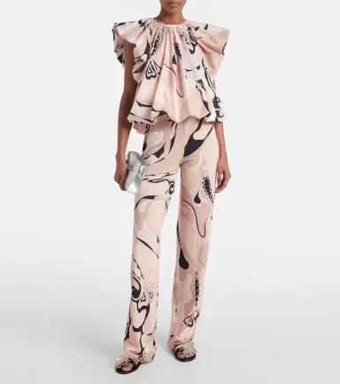 Pucci Orchidee cotton top | Thumbnail 4