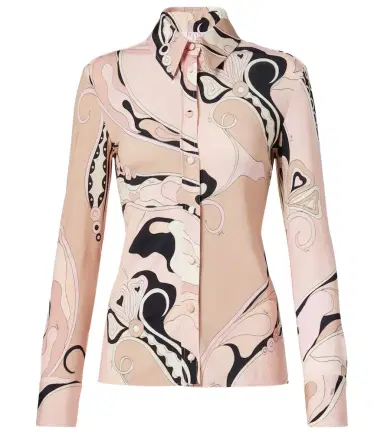 Pucci Orchidee satin jersey shirt | Thumbnail 1