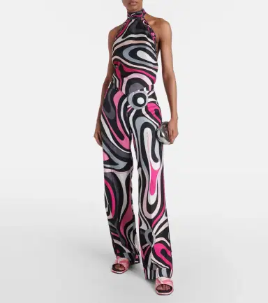 Pucci Marmo silk twill straight pants | Thumbnail 5 Pucci Marmo silk twill straight pants | Thumbnail 5