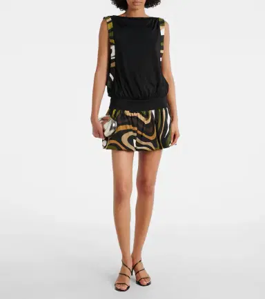 Pucci Marmo gathered jersey minidress | Thumbnail 2