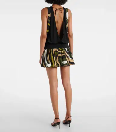 Pucci Marmo gathered jersey minidress | Thumbnail 6