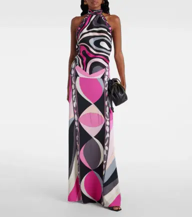 Pucci Marmo jersey satin maxi skirt | Thumbnail 2