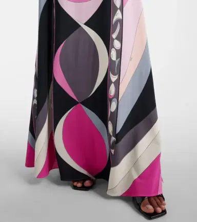 Pucci Marmo jersey satin maxi skirt | Thumbnail 3