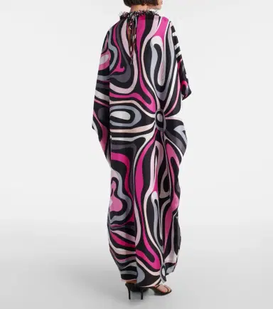 Pucci Marmo silk twill kaftan | Thumbnail 2