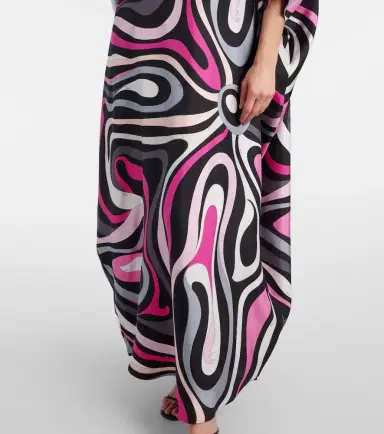 Pucci Marmo silk twill kaftan | Thumbnail 3