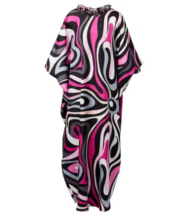 Pucci Marmo silk twill kaftan | Thumbnail 1