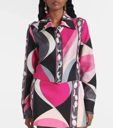 PUCCI Pesci silk twill shirt | Thumbnail 4