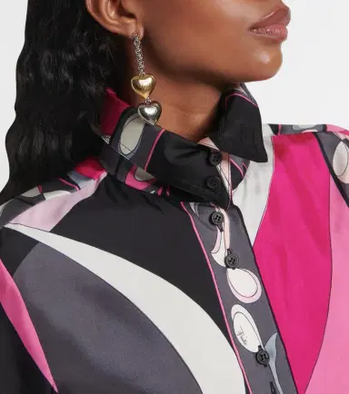 PUCCI Pesci silk twill shirt | Thumbnail 6