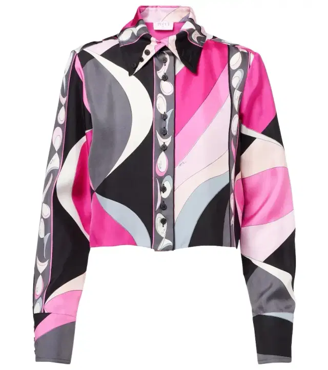 Pesci silk twill shirt