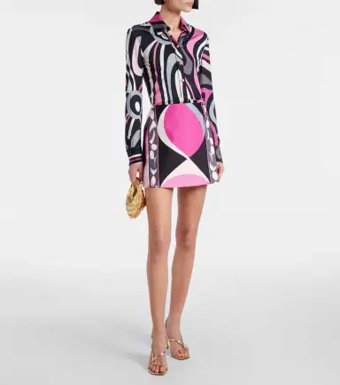 PUCCI Marmo jersey satin shirt | Thumbnail 2 PUCCI Marmo jersey satin shirt | Thumbnail 2