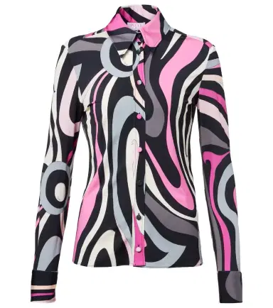 PUCCI Marmo jersey satin shirt | Thumbnail 1 PUCCI Marmo jersey satin shirt | Thumbnail 1
