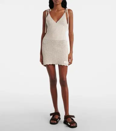 The Attico Knitted cotton minidress | Thumbnail 2