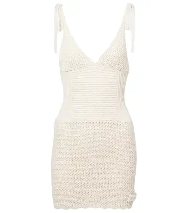The Attico Knitted cotton minidress | Thumbnail 1