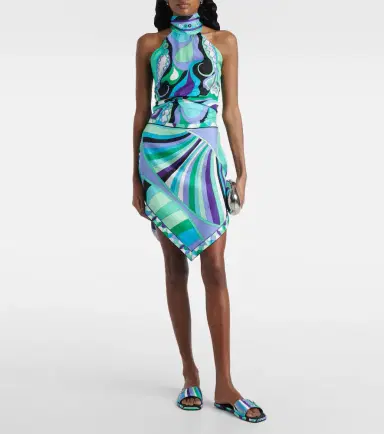 Pucci Iride printed silk mini skirt | Thumbnail 2