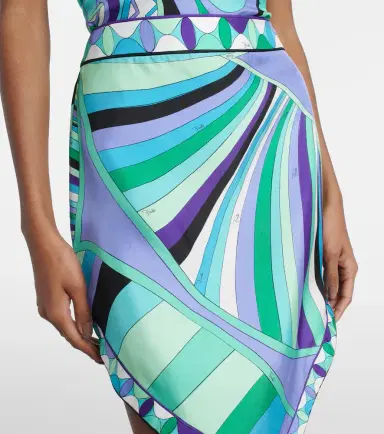 Pucci Iride printed silk mini skirt | Thumbnail 4
