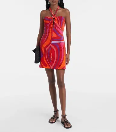 Pucci Marmo embellished cotton terry minidress | Thumbnail 2