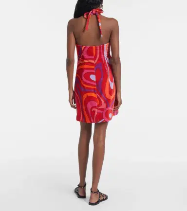 Pucci Marmo embellished cotton terry minidress | Thumbnail 4
