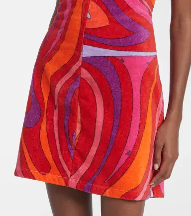 Pucci Marmo embellished cotton terry minidress | Thumbnail 5