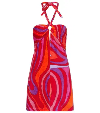 Pucci Marmo embellished cotton terry minidress | Thumbnail 1